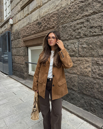 Blazer – Notch Lapel Front & Straight Fit For Layering
