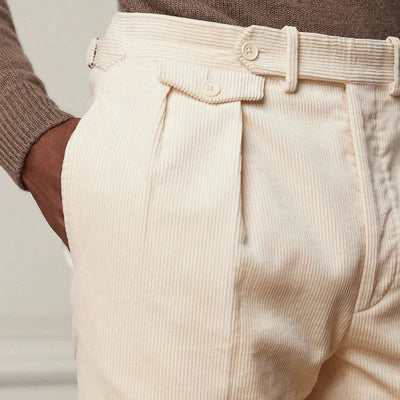 Trousers - Soft Blend Straight Cut & Comfortable Waist